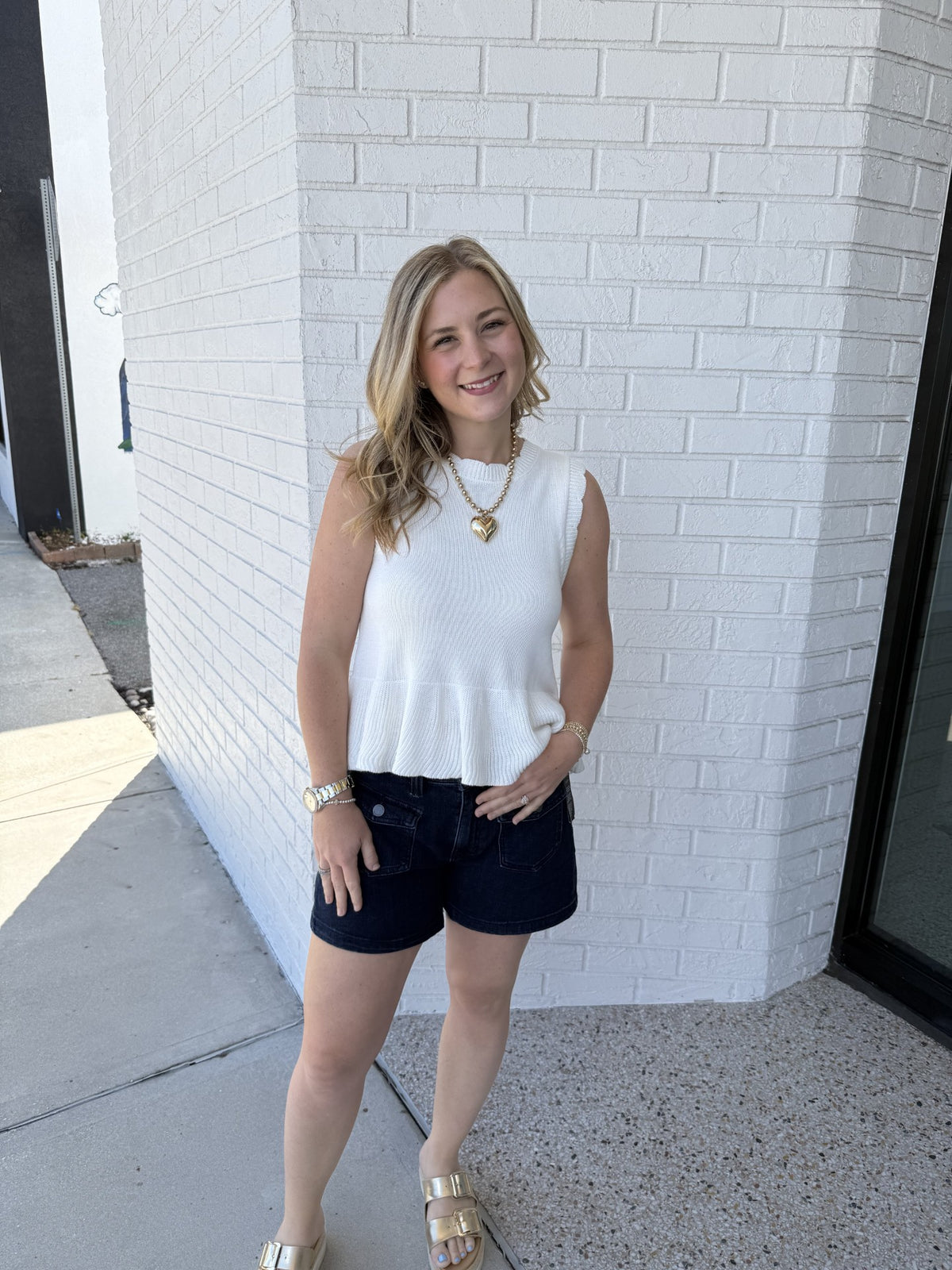 Ellis Peplum Top