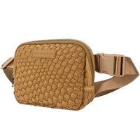 Woven Belt Belt Bag Camel