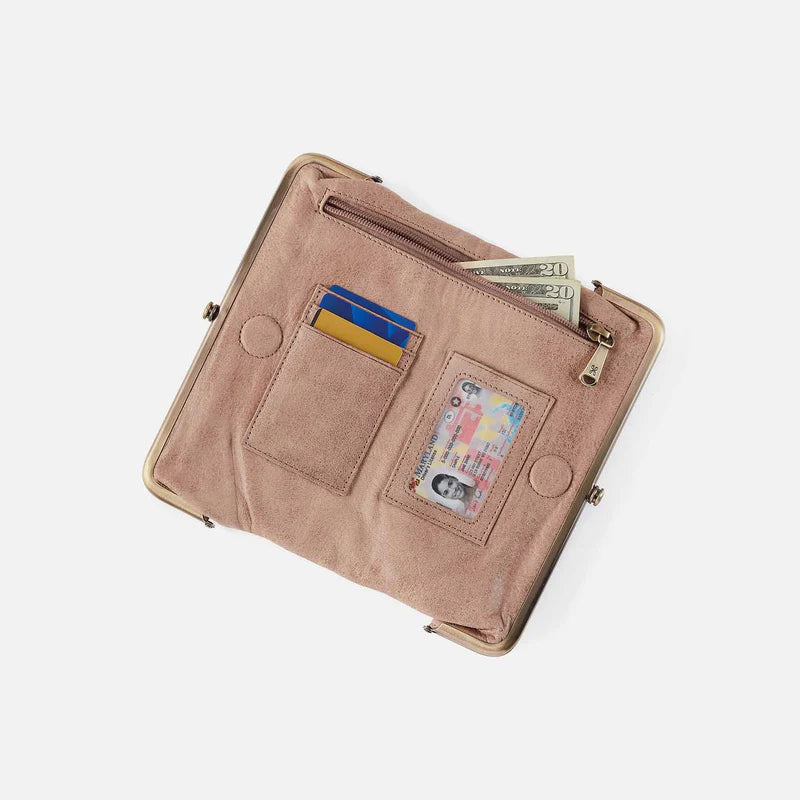 Lauren Clutch Wallet Hazel