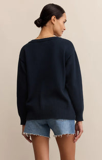 All Around Cotton V-Neck Sweater