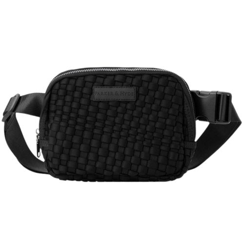 Woven Belt Bag Black