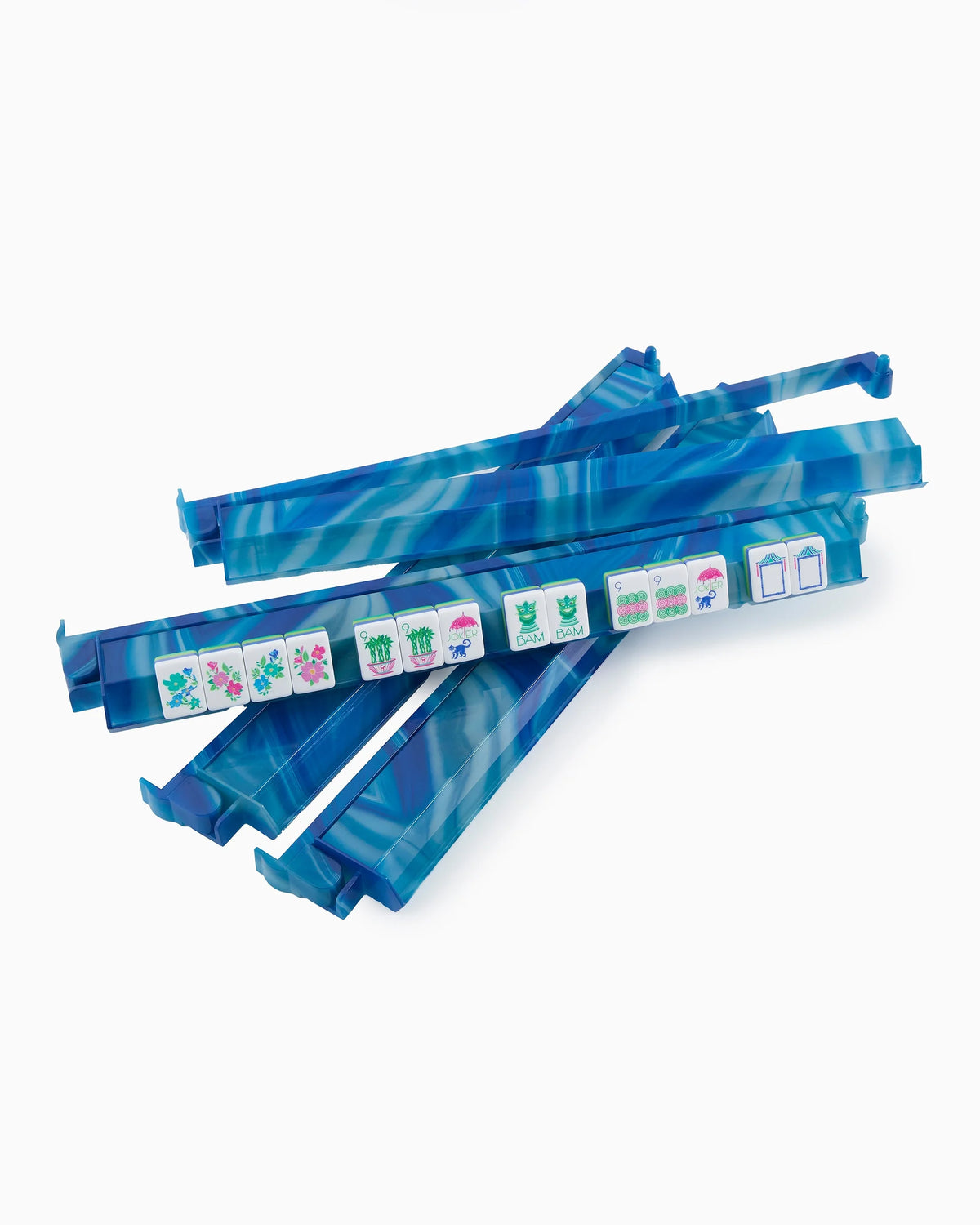 Blue Lace Agate Rack & Pushers Set