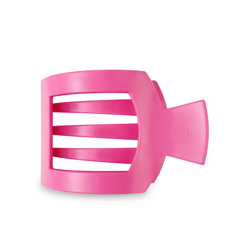 Paradise Pink Large Flat Square Clip