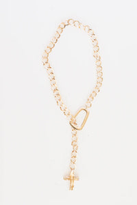 Blessing Cross With Chunky Chain
