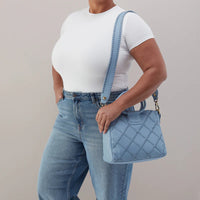 Sheila Medium Satchel Bluebell