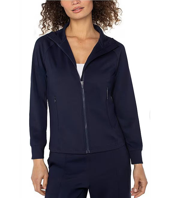 Full Zip Seamed Jacket