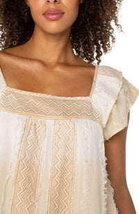 Short Sleeve Square Chevron Stirpe