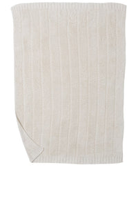 Herringbone Cream Blanket