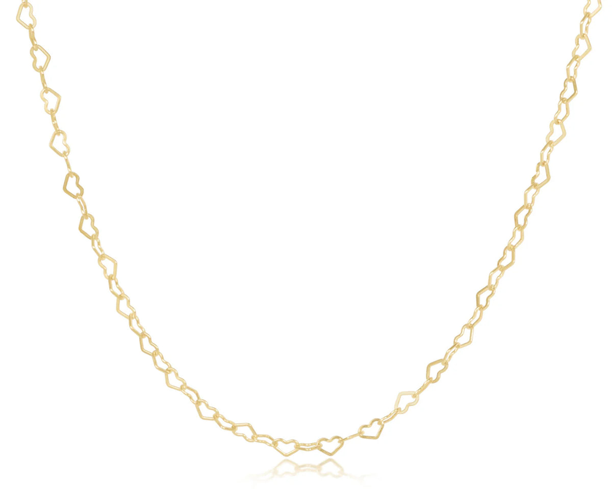 Choker Love Chain - Gold 15"