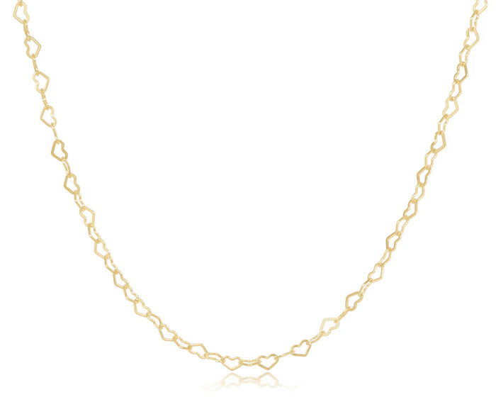 Choker Love Chain - Gold 15"