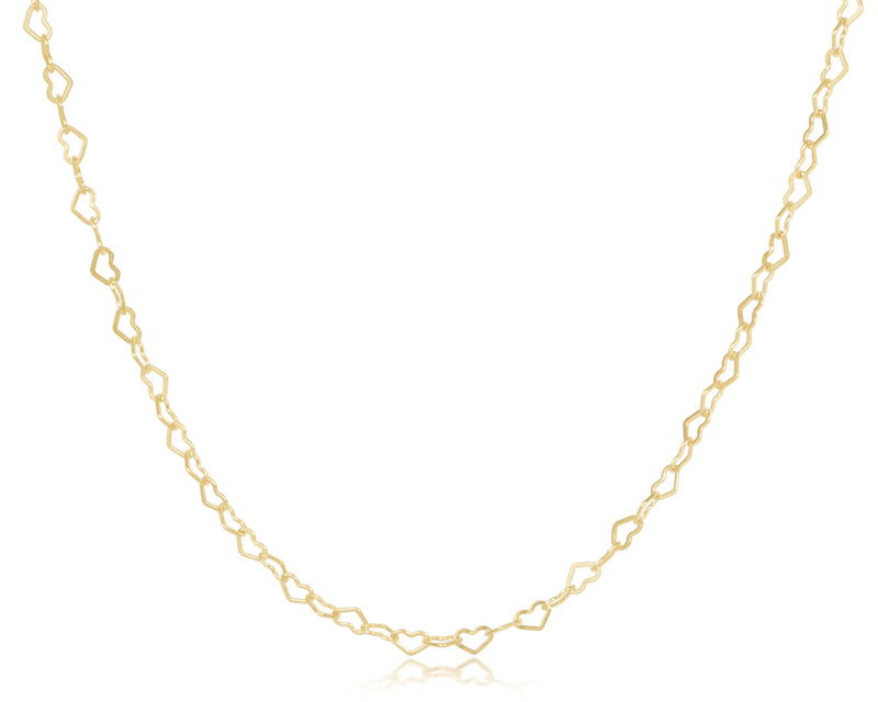 Choker Love Chain - Gold 15"