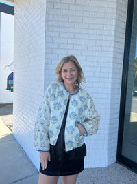Floral Quilted Jacket