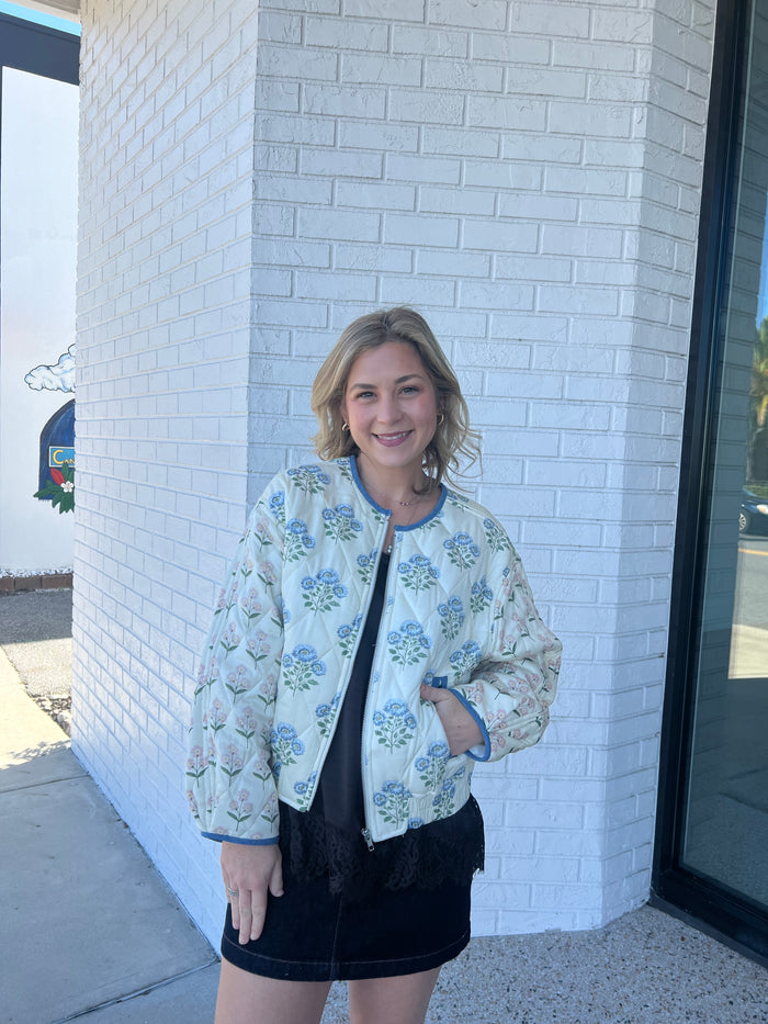 Floral Quilted Jacket