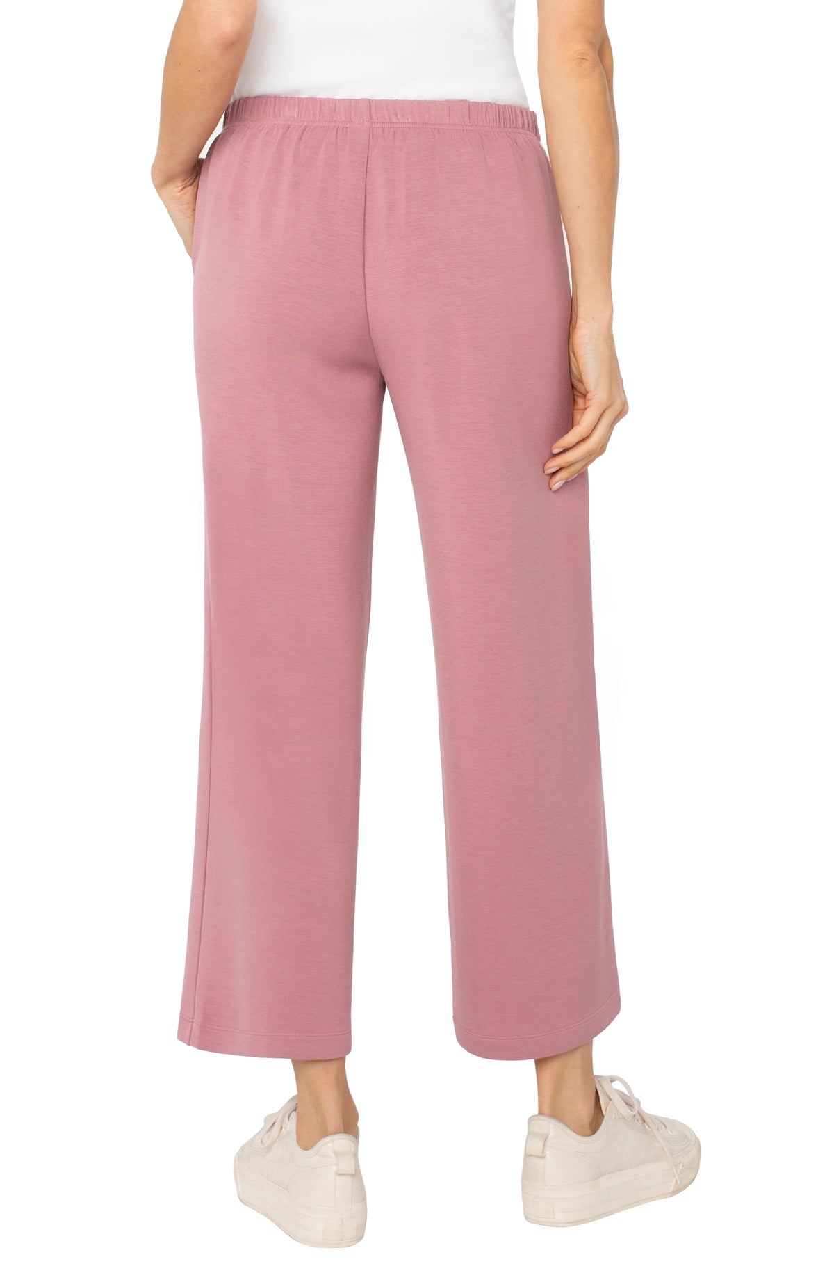 Pull-on Wide Leg Crop