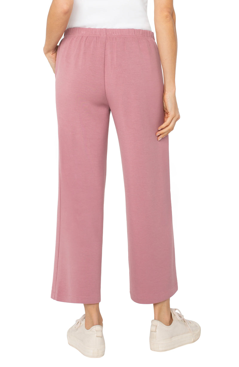 Pull-on Wide Leg Crop
