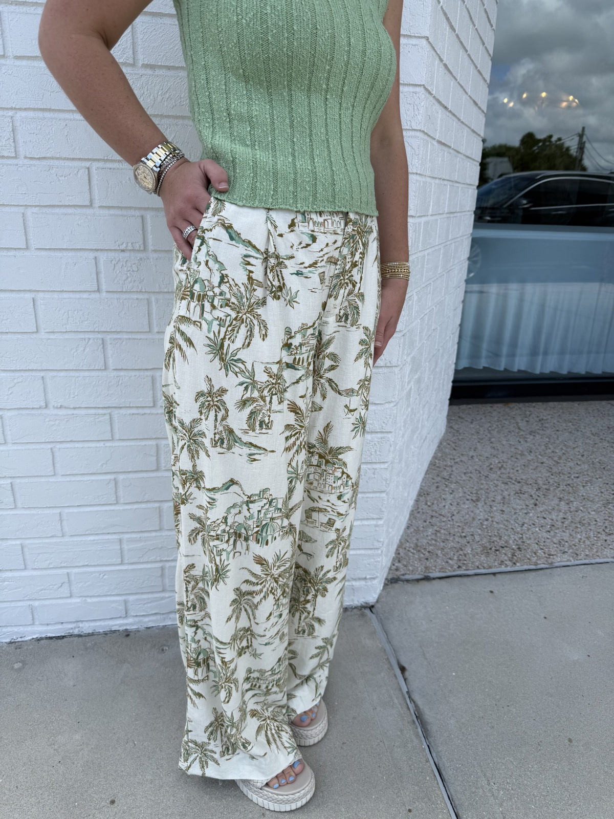 Tiki Tide Linen Pant