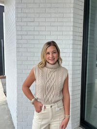 Sleeveless Turtleneck