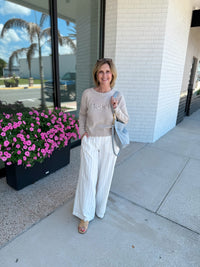 Pull-on Wide Leg Pant