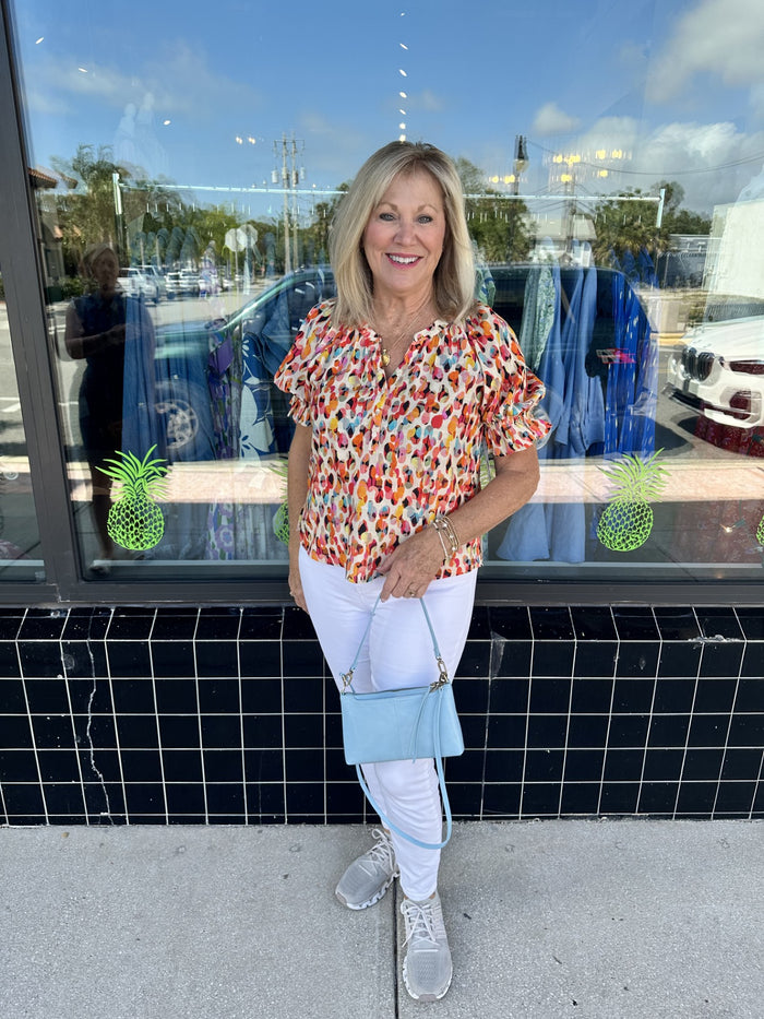 Popover Dolman Woven Top