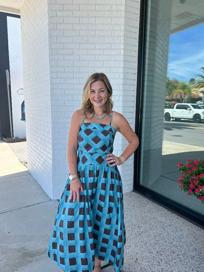 Natalie Plaid Dress