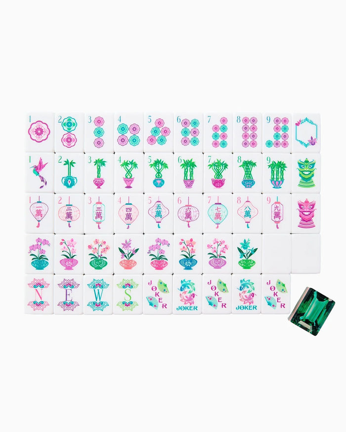 Oh My Mahjong - Emerald Tile Set