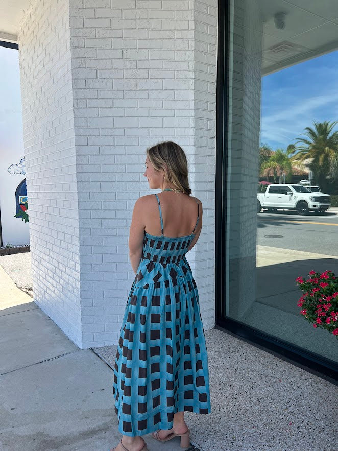 Natalie Plaid Dress