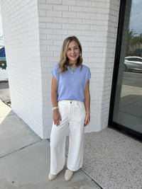 Audrey Jeans White