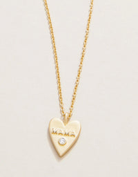 Sea La Vi Gold Necklace 18" Mama Heart