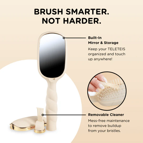 Detangler Hair Brush for Medium Hair – Tan