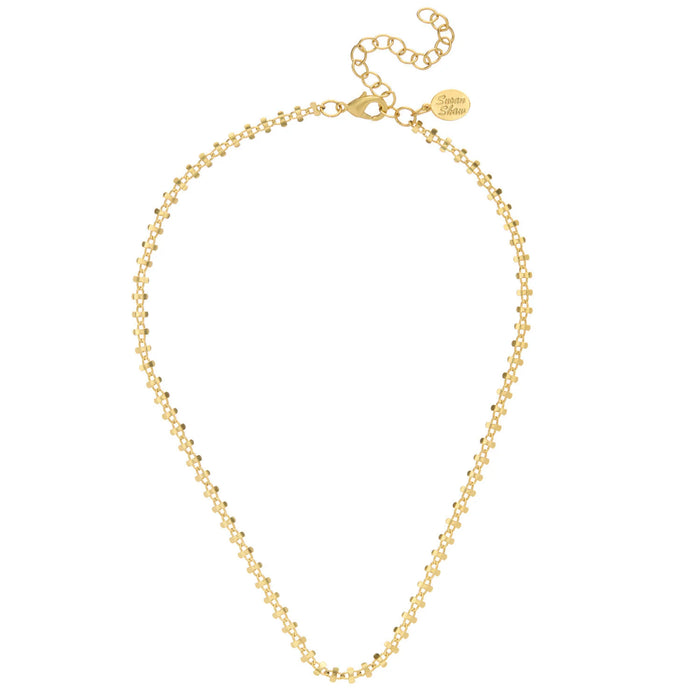 Ladder Chain Necklace 16"