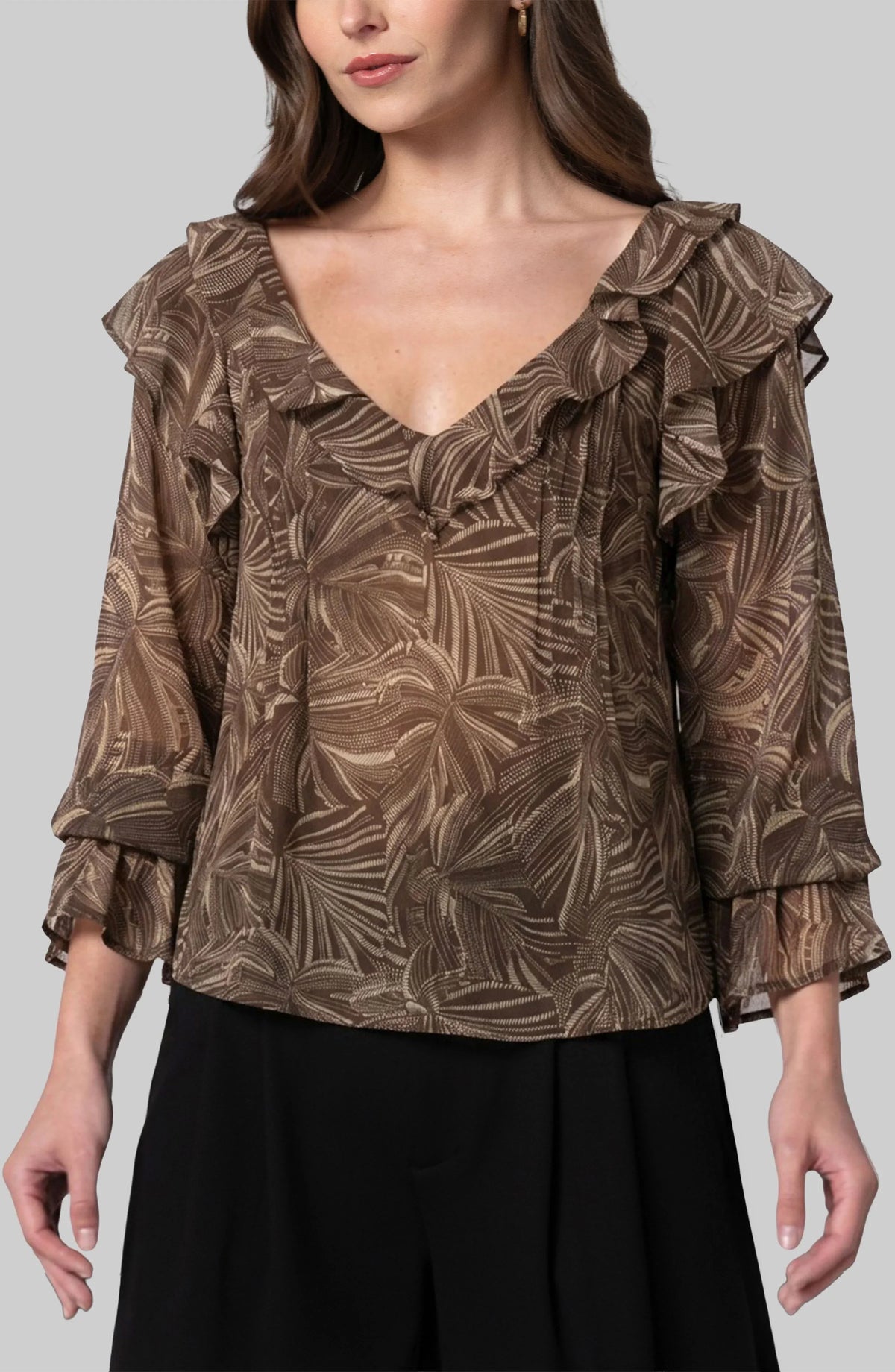 Double Ruffle Top