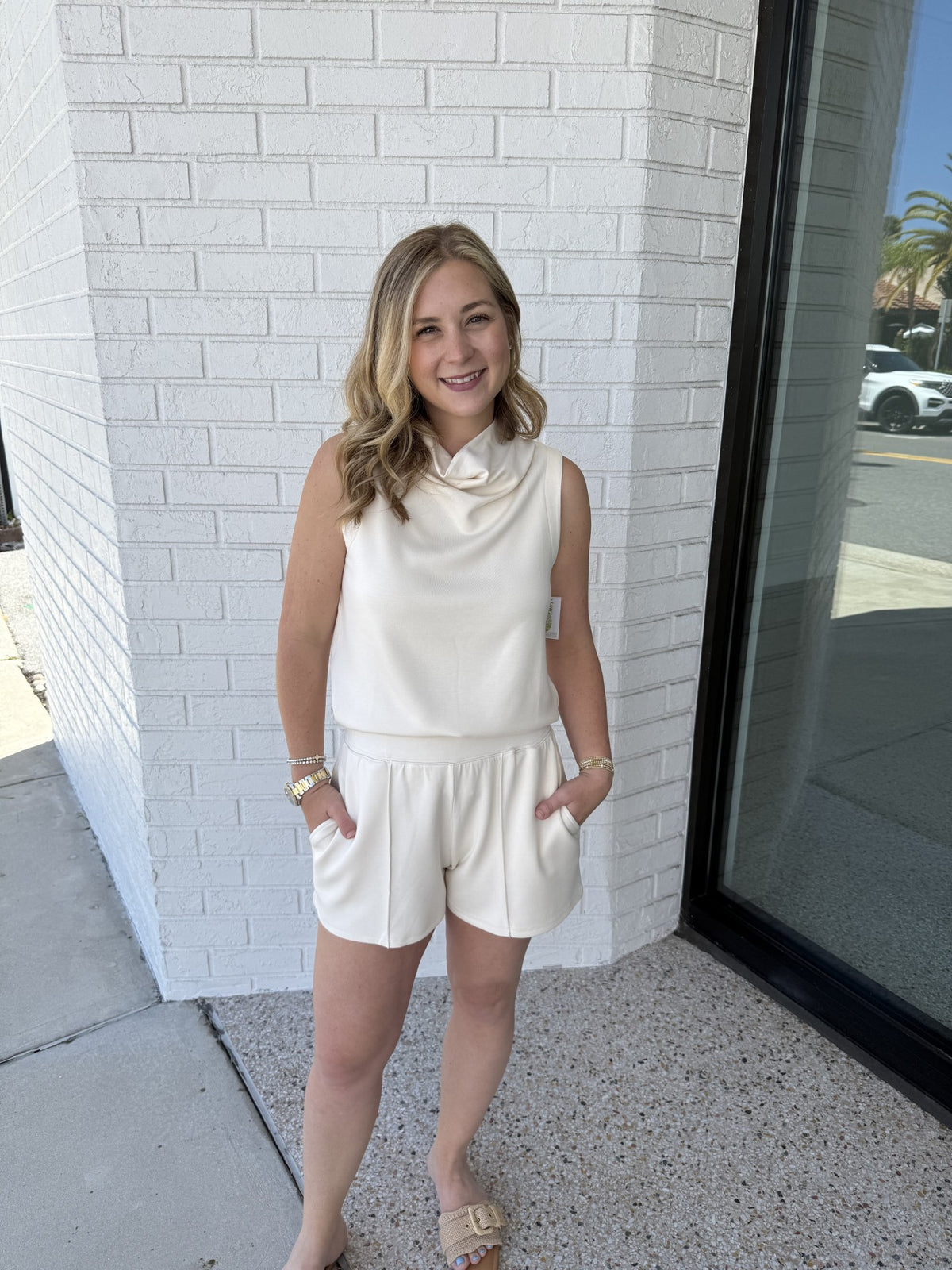 Dreamtech Sleeveless Cowl Top