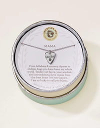 Sea La Vie Silver Necklace 18" Mama Heart