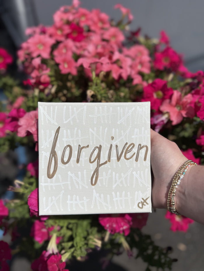 Forgiven 6x6 Canvas