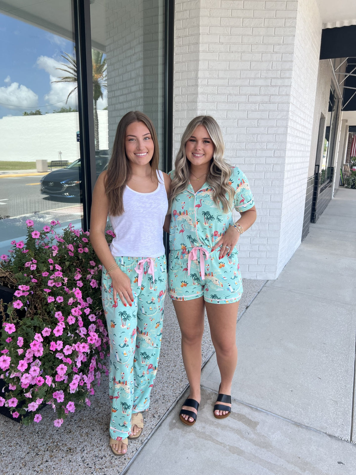 Spartina Short Sleeve Pajama Top Florida