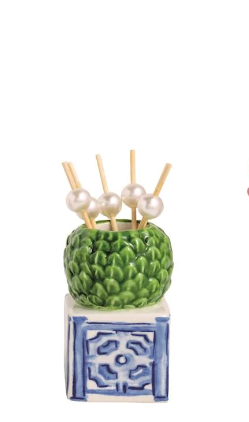Topiary Toothpick Holder