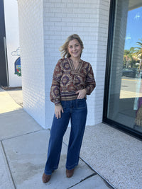 Audrey High Rise Wide Leg Jean