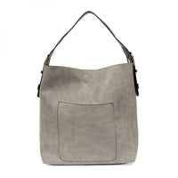 Classic Hobo Handbag Grey