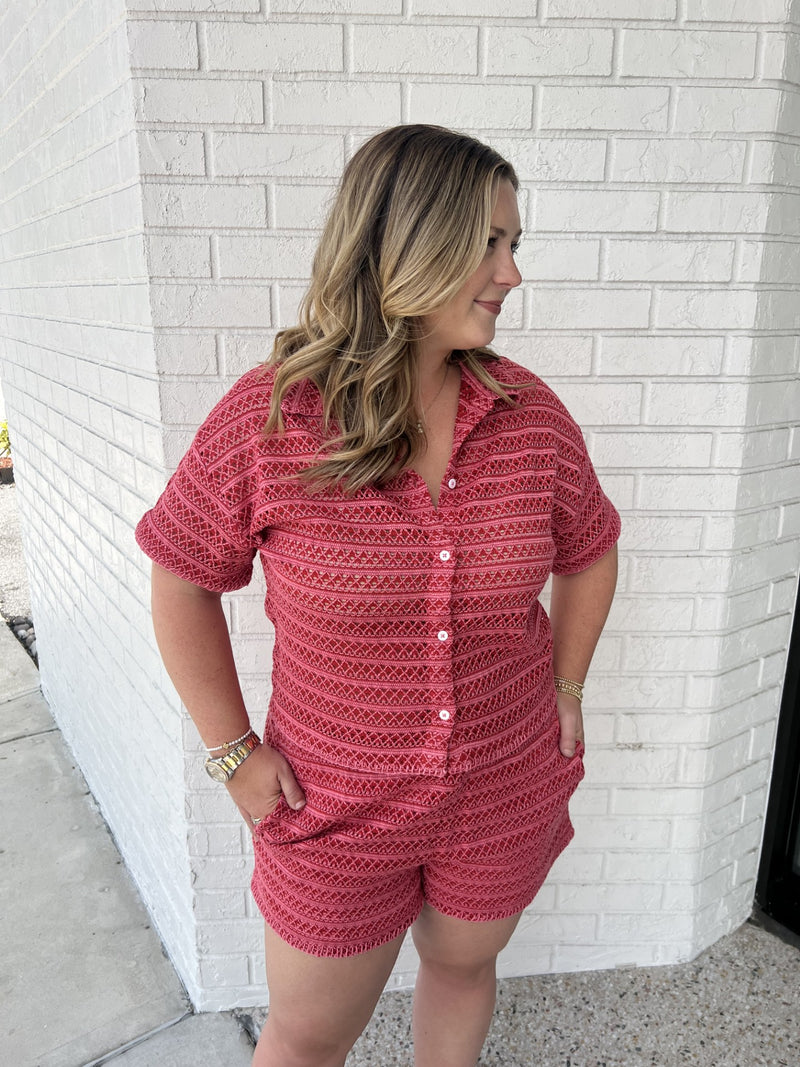 Arezzo Crochet Short