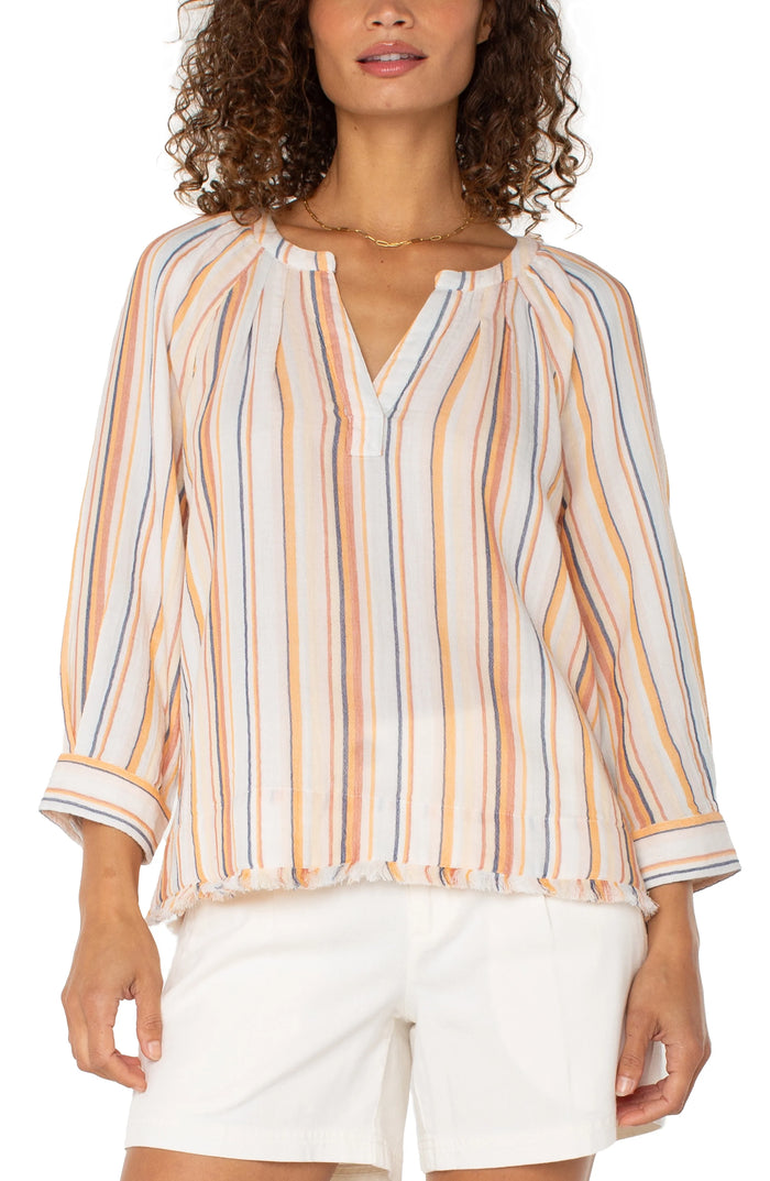 3/4 Sleeve Raglan Top