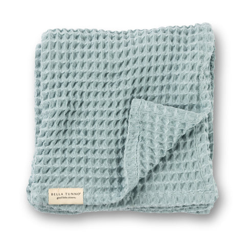 Waffle Baby Blanket Fog