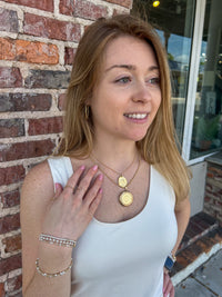 16" Necklace Gold Inspire Charm