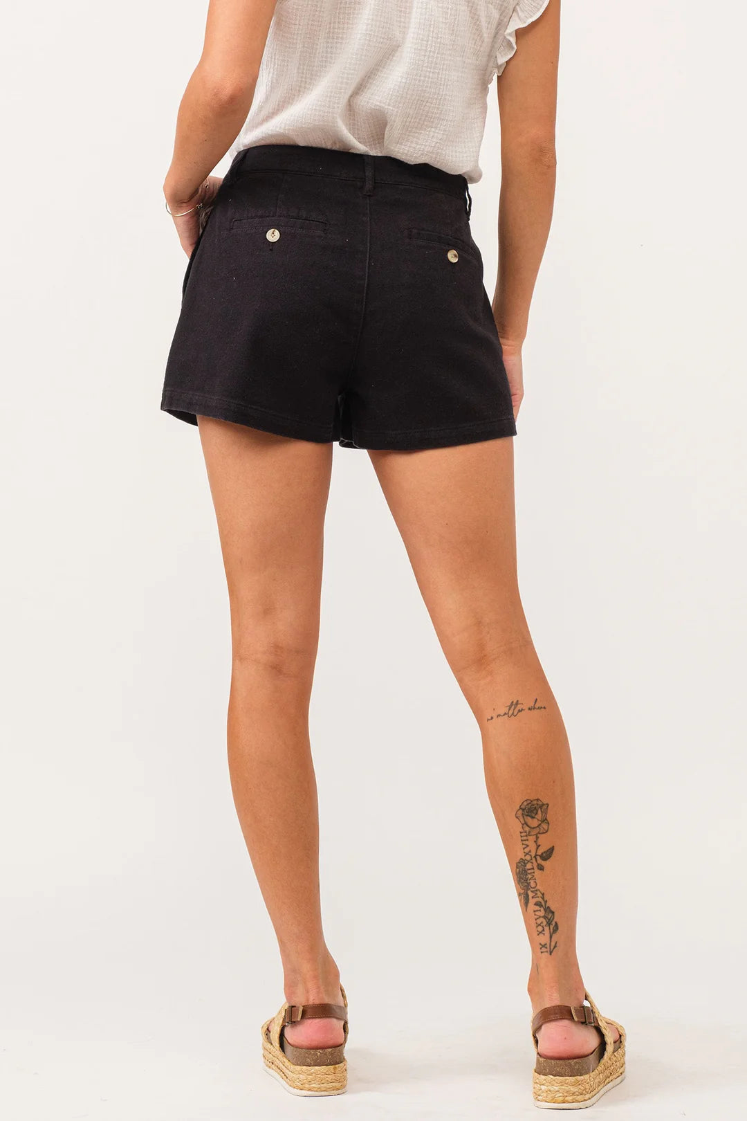 Catalina High Rise Short Soft Black