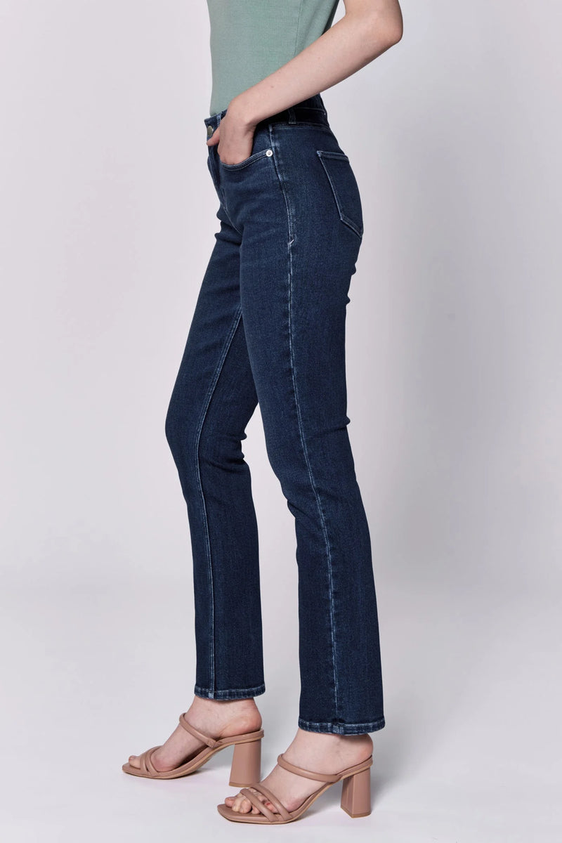 Blaire Mid Rise Slim Straight