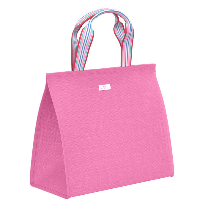 Cold Shoulder Cooler Tote Bubblegum