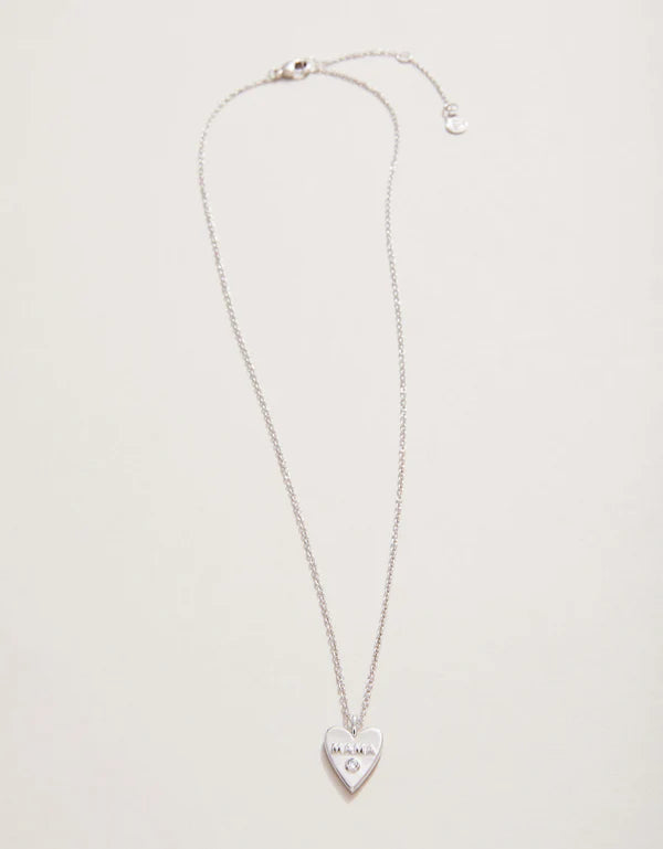 Sea La Vie Silver Necklace 18" Mama Heart