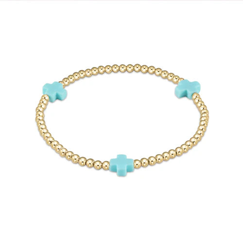 egirl Signature Cross Bracelet Gold