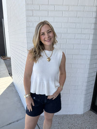 Ellis Peplum Top