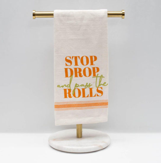 Pass The Rolls Hand Towel