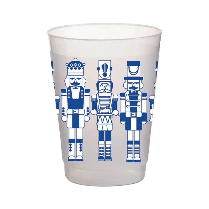 Blue Nutcrackers Frost Flex Cups